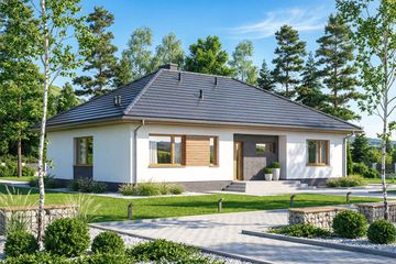  Projekt domu Mokka plus 4s (WOF1220) - projekt domu parterowego - Zdjęcie 1