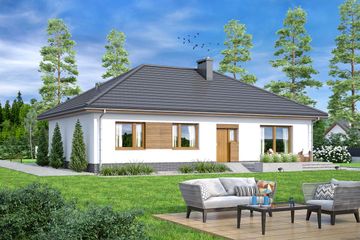  Projekt domu Mokka plus 4s (WOF1220) - projekt domu parterowego - Zdjęcie 4