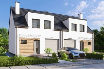  Projekt domu Kalipso 4 - segment lewy (WRD3201) - projekt domu parterowego z poddaszem - Zdjęcie 1