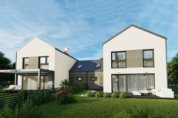  Projekt domu Malena - segment lewy (WRD3174) - projekt domu z pełnym piętrem - Zdjęcie 2