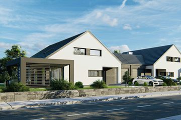  Projekt domu Mandalorian a - segment lewy (WRD3180) - projekt domu parterowego - Zdjęcie 1