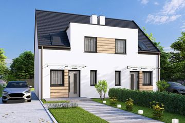  Projekt domu Emilka 2 - segment lewy (WRD3189) - projekt domu parterowego z poddaszem - Zdjęcie 1