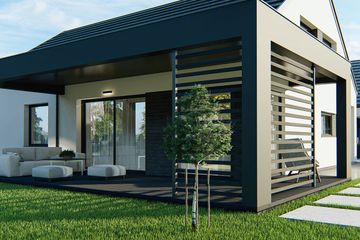  Projekt domu Mandalorian b - segment lewy (WRD3193) - projekt domu parterowego z poddaszem - Zdjęcie 5