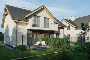  Projekt domu Melisa 2 - segment lewy (WRD3195) - projekt domu parterowego z poddaszem - Zdjęcie 1