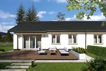  Projekt domu Filip a - segment lewy (WRD3176) - projekt domu parterowego - Zdjęcie 3