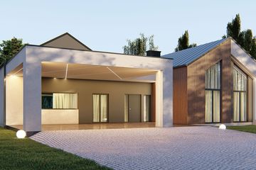  Projekt domu uA368 (WCB1499) - projekt domu parterowego - Zdjęcie 2