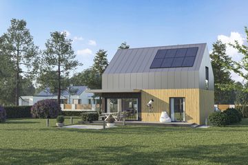  Projekt domu D339B (WAI1468) - projekt domu parterowego z poddaszem - Zdjęcie 3