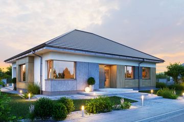  Projekt domu Domena 154 C (WRW1386) - projekt domu parterowego - Zdjęcie 2