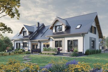  Projekt domu Tosia Nano Duolit (1870) (KRD3013) - projekt domu parterowego z poddaszem - Zdjęcie 5