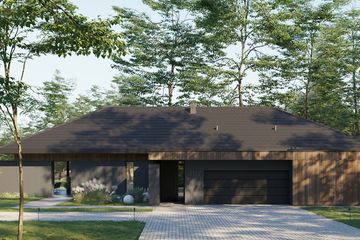  Projekt domu HomeKoncept 107 (KRX1236) - projekt domu parterowego - Zdjęcie 1