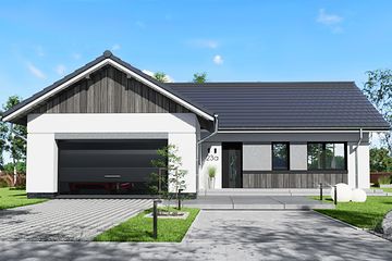  Projekt domu Tani w budowie 2 (LUZ1002) - projekt domu parterowego - Zdjęcie 1