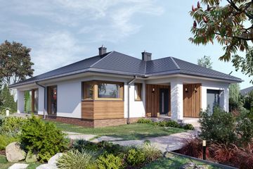  Projekt domu Koniczynka Nano (1874) (KRD3014) - projekt domu parterowego - Zdjęcie 1