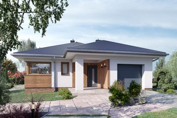  Projekt domu Koniczynka Nano (1874) (KRD3014) - projekt domu parterowego - Zdjęcie 2