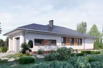  Projekt domu Koniczynka Nano (1874) (KRD3014) - projekt domu parterowego - Zdjęcie 3