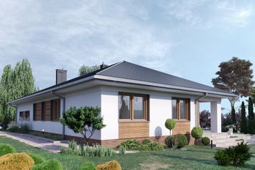  Projekt domu Koniczynka Nano (1874) (KRD3014) - projekt domu parterowego - Zdjęcie 4