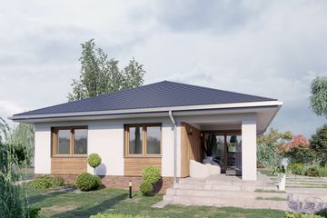  Projekt domu Koniczynka Nano (1874) (KRD3014) - projekt domu parterowego - Zdjęcie 5