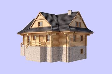  Projekt domu L-128 (SLU1041) - projekt domu parterowego z poddaszem - Zdjęcie 4