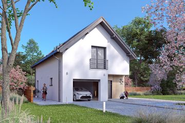  Projekt domu Trakt (BSA2363) - projekt domu parterowego z poddaszem - Zdjęcie 5