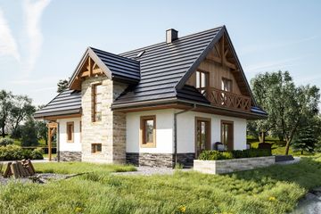  Projekt domu Jadzia Atu (1875) (KRD3021) - projekt domu parterowego z poddaszem - Zdjęcie 3