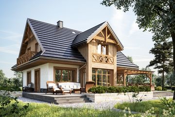  Projekt domu Jadzia Atu (1875) (KRD3021) - projekt domu parterowego z poddaszem - Zdjęcie 5