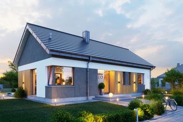  Projekt domu Domena 152 C1 (WRW1388) - projekt domu parterowego - Zdjęcie 2