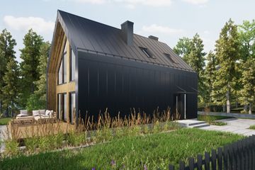  Projekt domu L-302X (SLU1043) - projekt domu parterowego z poddaszem - Zdjęcie 8