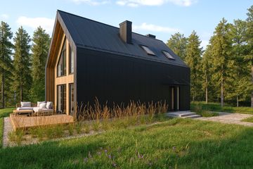  Projekt domu L-302X (SLU1043) - projekt domu parterowego z poddaszem - Zdjęcie 4