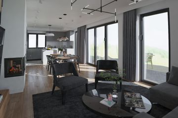  Projekt domu Tomaszów 35 pcr (KRP2747) - projekt domu parterowego z poddaszem - Zdjęcie 4