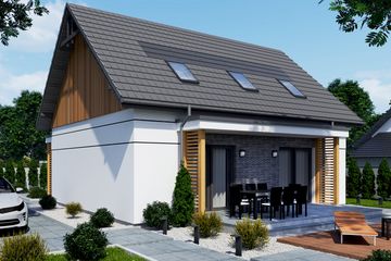  Projekt domu Wels 4 (SLN2816) - projekt domu parterowego z poddaszem - Zdjęcie 4