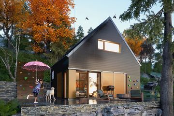  Projekt domu Kamyczek bez garażu [B] (WRF2413) - projekt domu parterowego - Zdjęcie 4