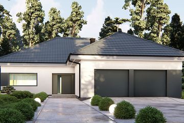  Projekt domu uA311 (WCB1496) - projekt domu parterowego - Zdjęcie 1