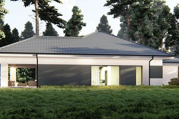  Projekt domu uA311 (WCB1496) - projekt domu parterowego - Zdjęcie 3