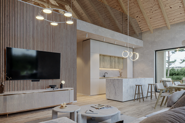  Projekt domu Nasza Stodoła Parterowa z garażem wersja szkieletowa (KRY1008) - projekt domu parterowego - Zdjęcie 6