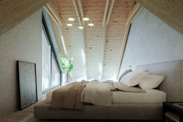  Projekt domu Nasza Stodoła Parterowa z garażem wersja szkieletowa (KRY1008) - projekt domu parterowego - Zdjęcie 9