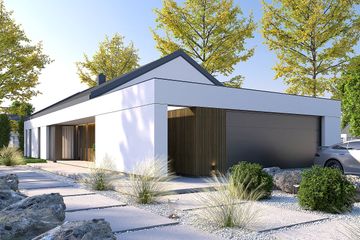  Projekt domu Dompasja 61 C (BBE1055) - projekt domu parterowego - Zdjęcie 3