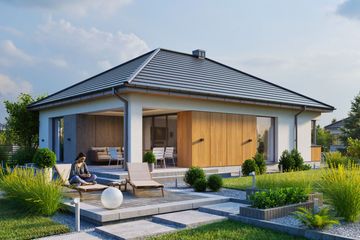  Projekt domu Domena 155 C (WRW1389) - projekt domu parterowego - Zdjęcie 4