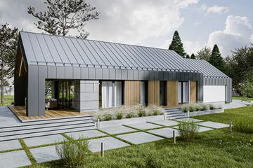  Projekt domu PióroArchitekci – 28 (KZN1019) - projekt domu parterowego - Zdjęcie 6