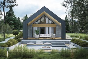  Projekt domu PióroArchitekci – 28 (KZN1019) - projekt domu parterowego - Zdjęcie 3