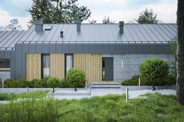  Projekt domu PióroArchitekci – 28 (KZN1019) - projekt domu parterowego - Zdjęcie 5