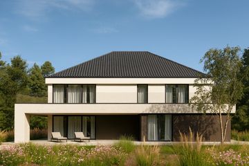  Projekt domu A-104 (PZB1087) - projekt domu z pełnym piętrem - Zdjęcie 3