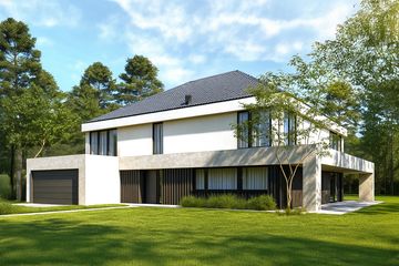  Projekt domu A-104 (PZB1087) - projekt domu z pełnym piętrem - Zdjęcie 1