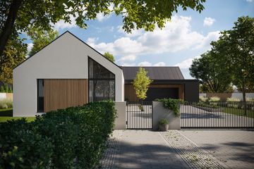  Projekt domu NewHouse 720 w1 G2 (KRZ1075) - projekt domu parterowego - Zdjęcie 2