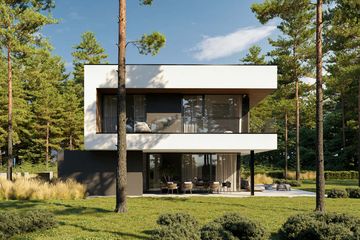  Projekt domu HomeKoncept 113 wariant 02 (KRX1240) - projekt domu z pełnym piętrem - Zdjęcie 5