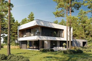  Projekt domu HomeKoncept 113 wariant 02 (KRX1240) - projekt domu z pełnym piętrem - Zdjęcie 6