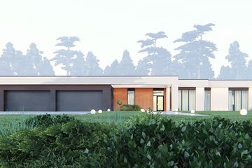  Projekt domu uA320 (WCB1497) - projekt domu parterowego - Zdjęcie 1