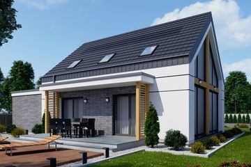  Projekt domu Wels 2 (SLN2825) - projekt domu parterowego z poddaszem - Zdjęcie 3