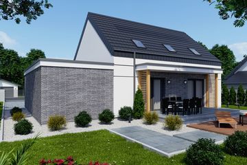  Projekt domu Wels 2 (SLN2825) - projekt domu parterowego z poddaszem - Zdjęcie 4