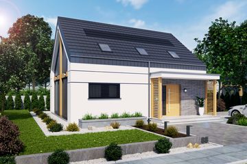  Projekt domu Wels 3 (SLN2826) - projekt domu parterowego z poddaszem - Zdjęcie 1