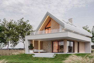  Projekt domu Nasza Stodoła S wersja szkieletowa (KRY1010) - projekt domu parterowego z poddaszem - Zdjęcie 4