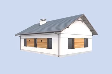  Projekt domu Lugo (SLN2828) - projekt domu parterowego - Zdjęcie 3